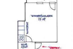 Grundriss Wohnung 13